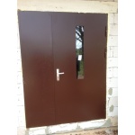 Дверь металическая по размерам клиента со стекло пакетом